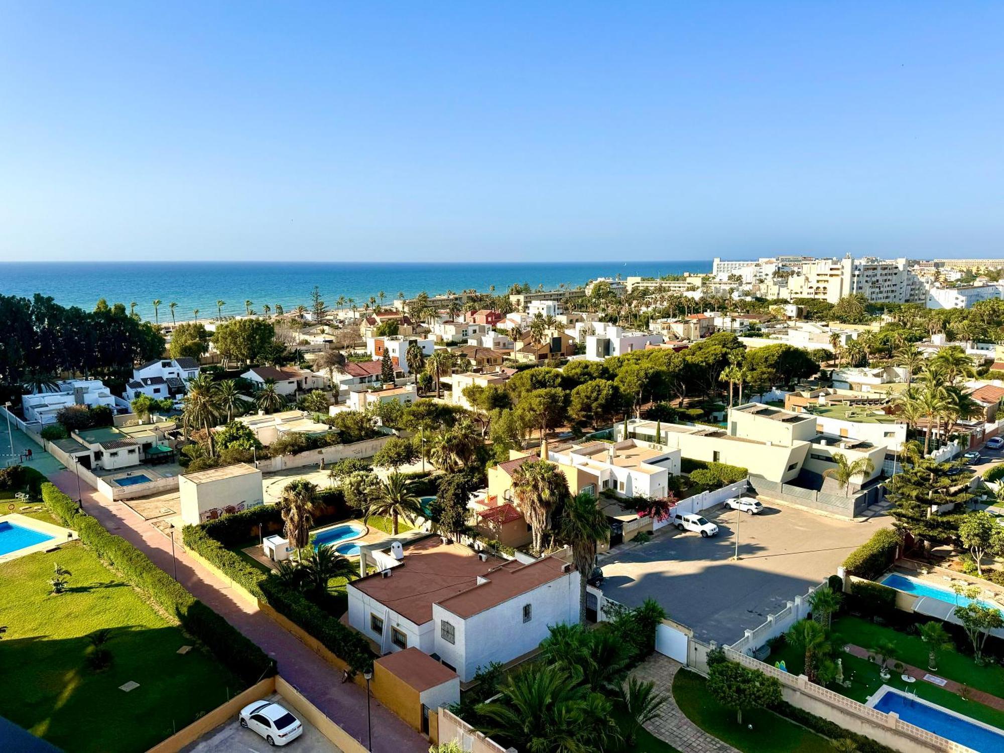 Vive La Playa A 5 Min Con Vistas-piscina-aire Acondicionado-ventiladores De Techo-wifi-orientacion Sur *