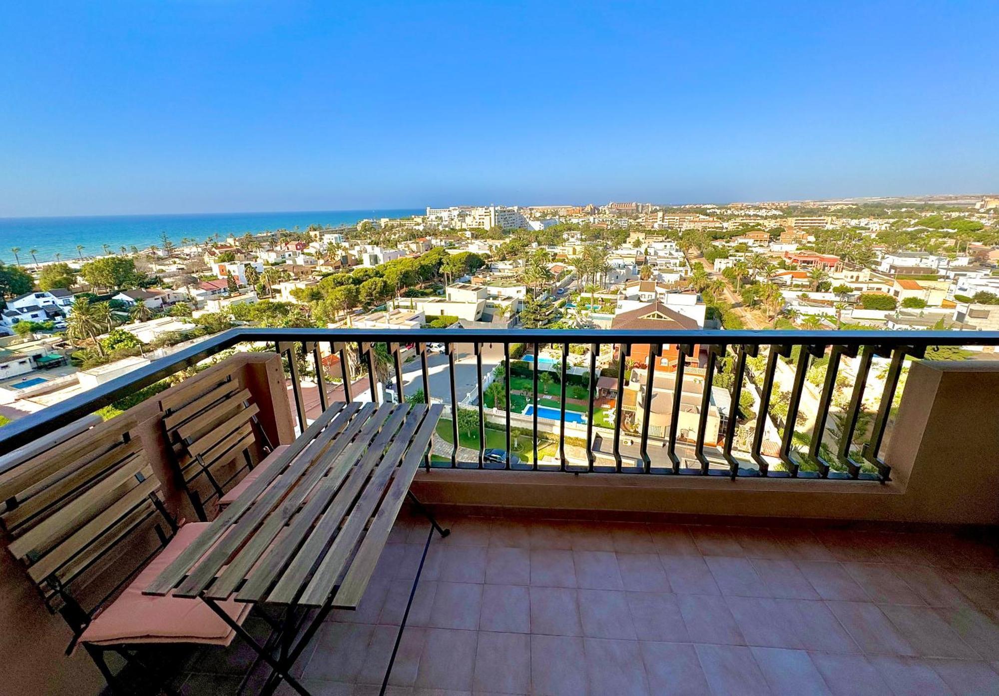Apartamento Vive La Playa A 5 Min Con Vistas-piscina-aire Acondicionado-ventiladores De Techo-wifi-orientacion Sur *