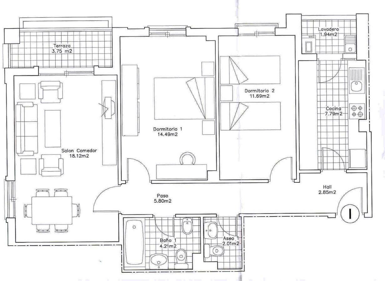 Apartamento 2 En La Mejor Zona De Roquetas
