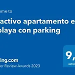 Atractivo apartamento en la playa con parking