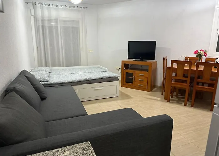 Estudio Santa Ana, Con Piscina 4Min Playa Y Aire Acondicionado